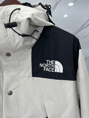 The North Face White Black GORE-TEX Mountain Jacket Waterproof Shell