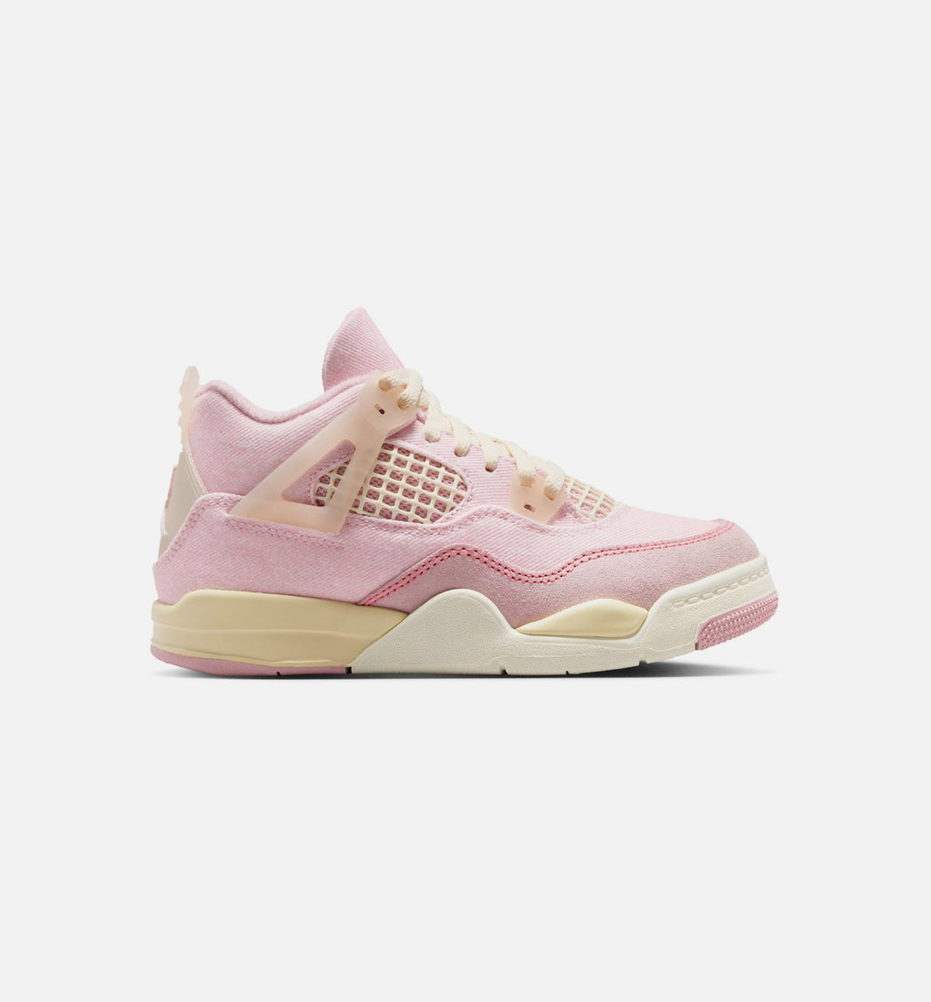Air Jordan 4 Retro “Pink Pearl and Iced Carmine” Preschool Lifestyle Shoes (PS)