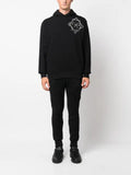 Philipp Plein Chrome rhinestone-embellished hoodie