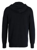 N.Peal zip-up knit cashmere hoodie