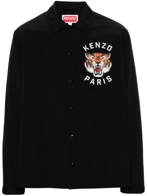 Kenzo tiger-print water-repellent jacket