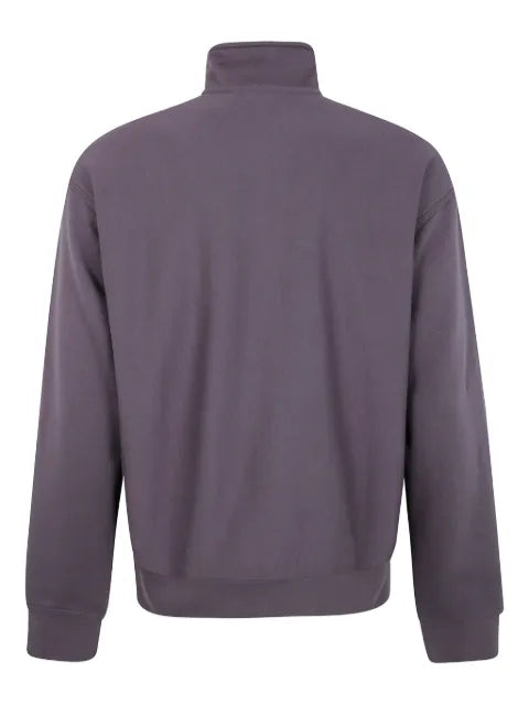 Carhartt WIP Half Zip American Script embroidered sweatshirt