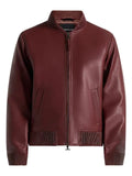 Manière De Voir Arman leather bomber jacket