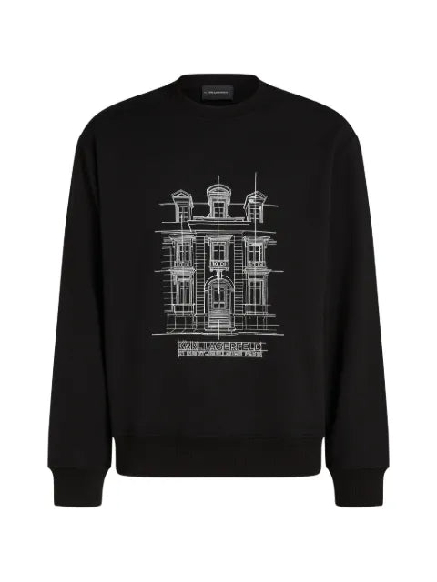Karl Lagerfeld Rue St-Guillaume printed sweatshirt