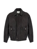 DUNST leather bomber jacket