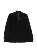 Giorgio Armani collarless single-breasted jacket
