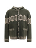 Baziszt Horin hooded cardigan