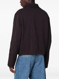 OUR LEGACY Mini crinkled wool shirt jacket