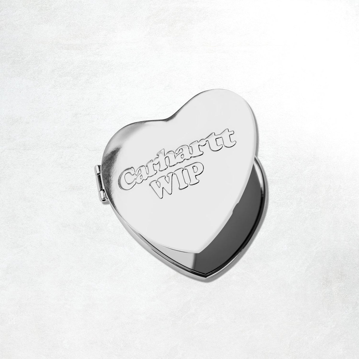 Carhartt WIP Heart Pocket Mirror: Silver