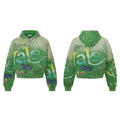 Vale Forever Vale Allover Graffiti Zip Hoodie — Green
