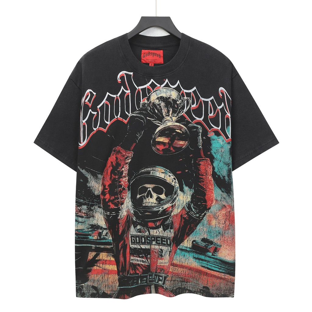 Godspeed Racing Skull Graphic T-Shirt