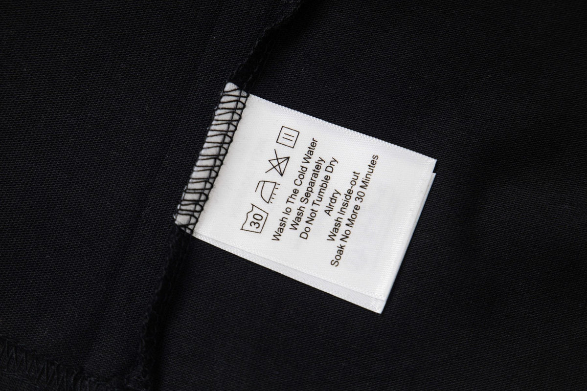 THAT'S A AWFUL LOT OF COUGH SYRUP Black Back-Print Short-Sleeve T-Shirt