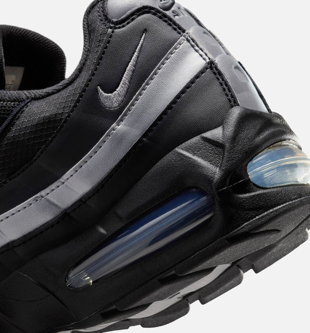 Air Max 95 Big Bubble OG Reflective Accents Men's Lifestyle Shoes - Black/Black/White/Metallic Silver