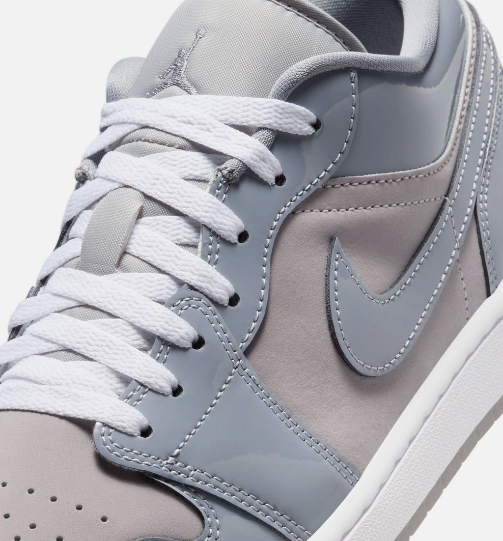 Air Jordan 1 Low Cool Grey Men's Shoes - Grey/White