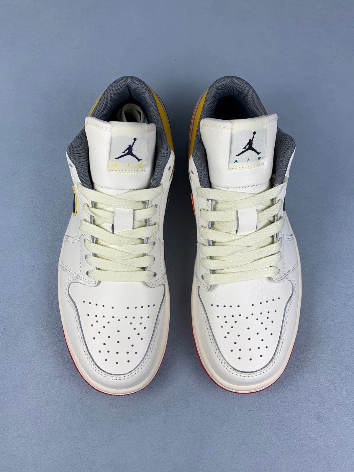 Air Jordan 1 Low Mandarin Duck Sails White Unisex Sneakers HV4511-133
